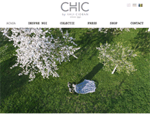 Tablet Screenshot of chic.ro